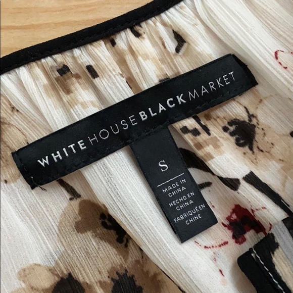 WHBM Cold Shoulder Top - Picture 9 of 10